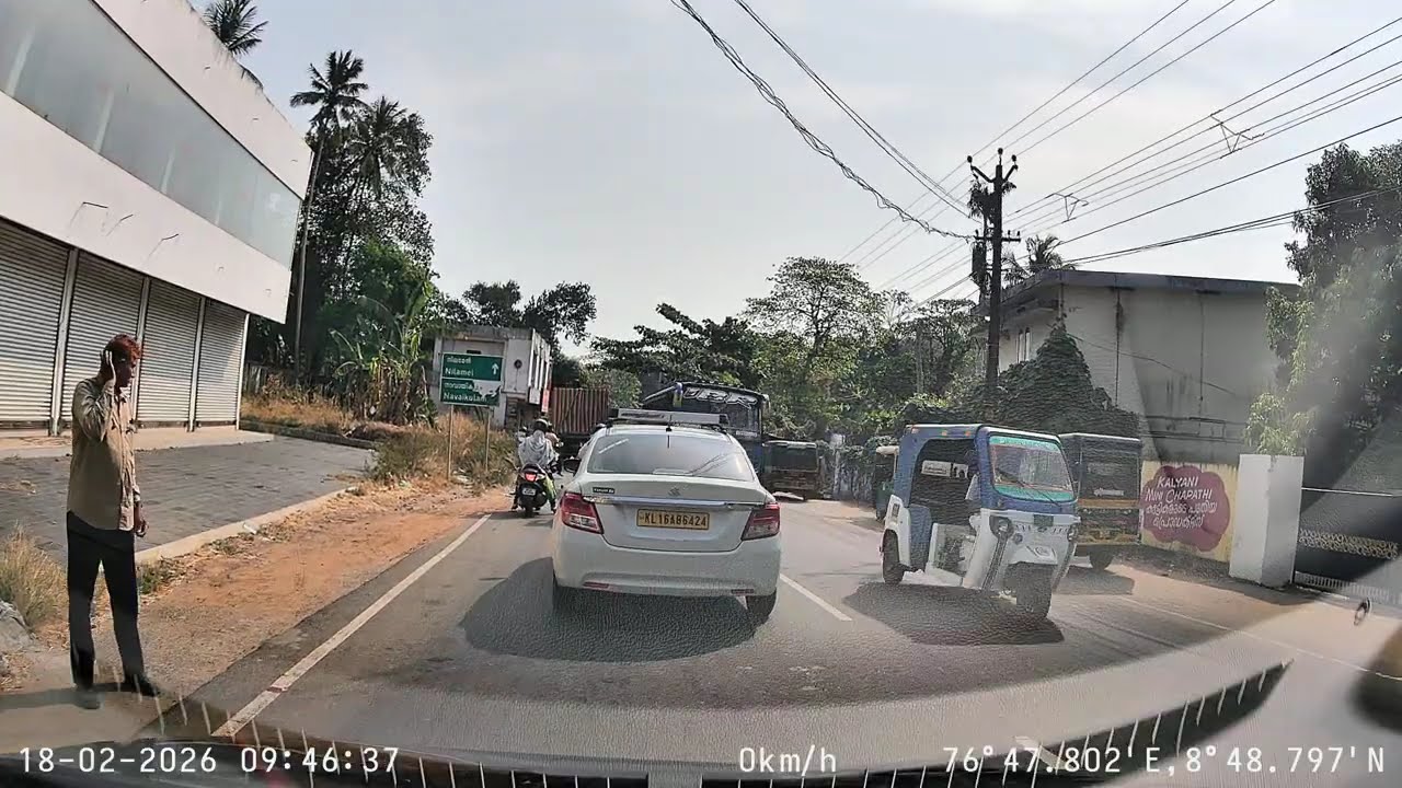 70mai A510 Dual Dashcam | Ignis1440p Front Cam view | Real Indian Road Sample 2026 | No editing