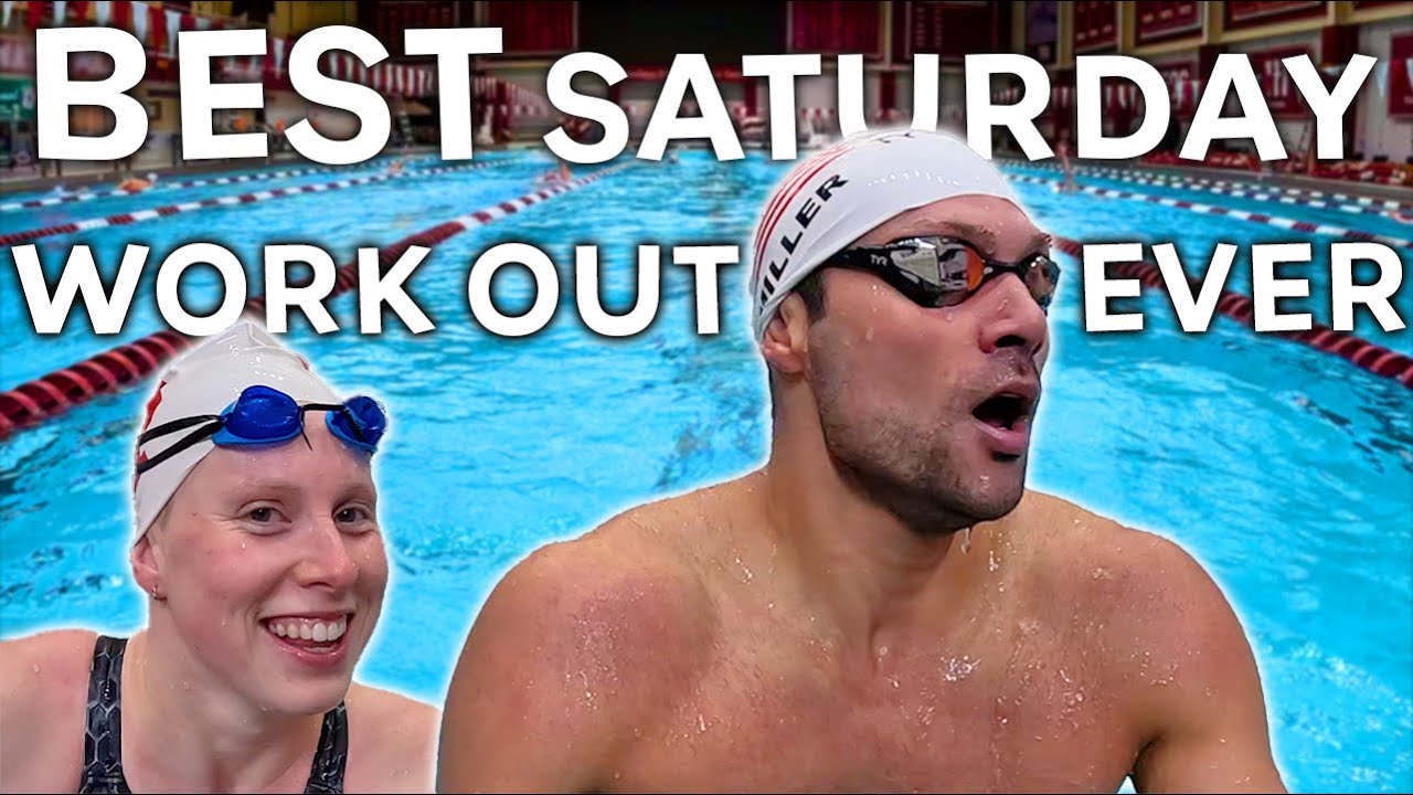 NEW Favorite Saturday Swim Work Out Vlog | CAN you do it? Training Breakdown