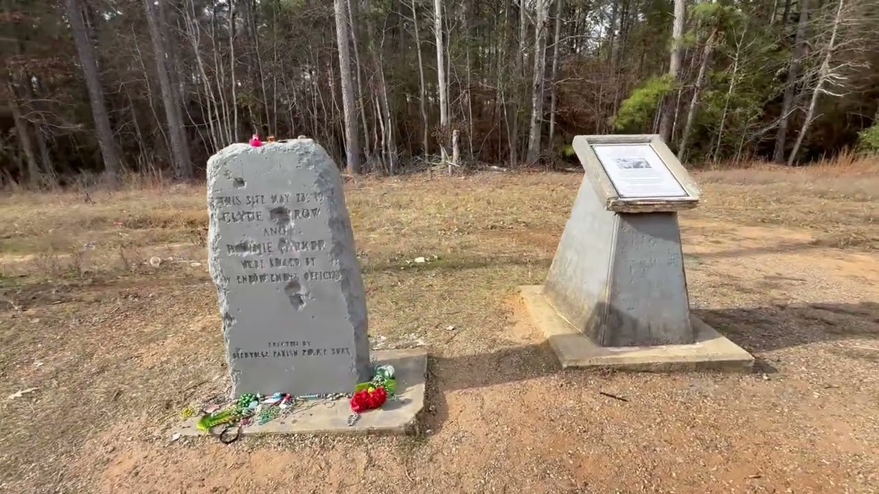 Bonnie and Clyde death marker drive