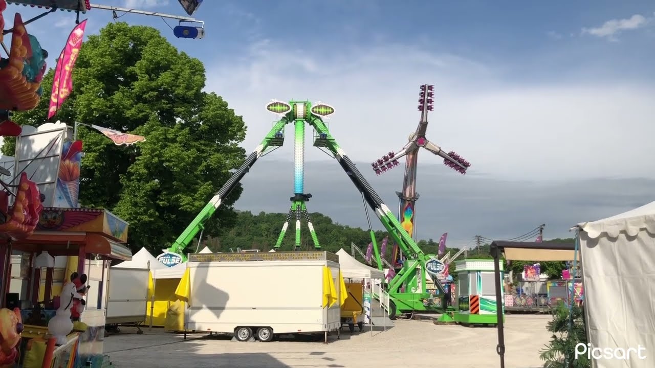 Montage de la fête foraine de Ligny en Barrois 2022 [Partie 3]