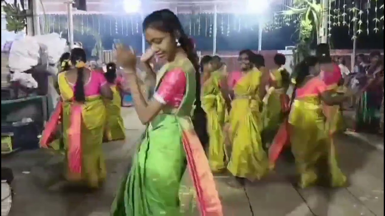 கும்மி ஆட்டம் கோலாட்டம் ஃ சக்தி மாரியம்மன் கலைக்குழு கன்னந்தேறி