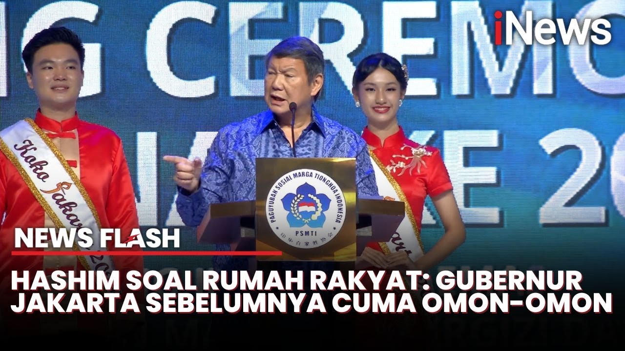 Hashim Djojohadikusumo Sindir Gubernur Jakarta Sebelumnya Tak Bisa Sediakan Rumah untuk Rakyat