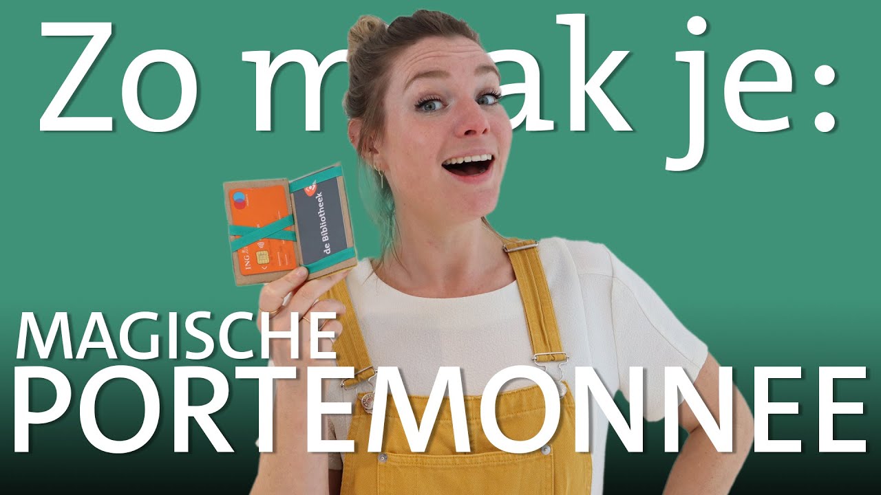 Zo maak je: MAGISCHE PORTEMONNEE