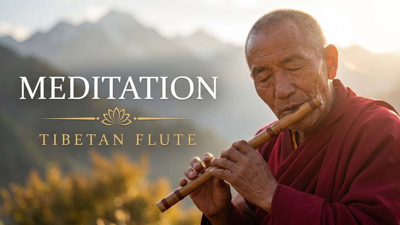 Healing Tibetan Flute Music - Calm Anxiety & Deep Relaxation