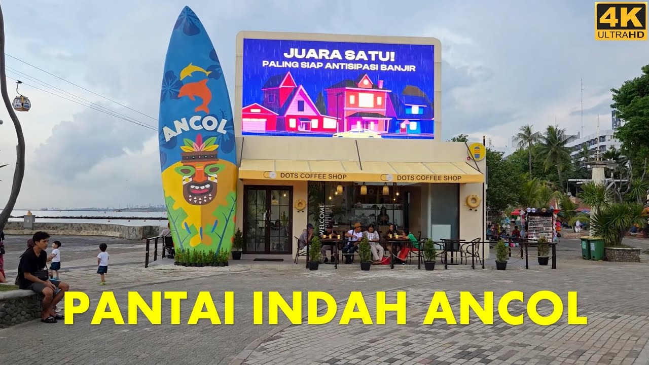 PANTAI INDAH ANCOL❗Walking around sore sore di Pantai Taman Impian Jaya Ancol - JAKARTA UTARA