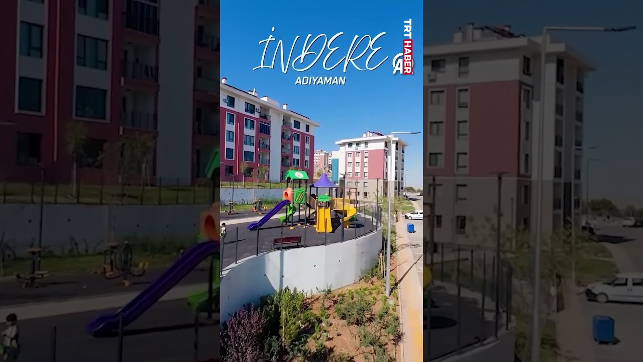 Adıyaman İndere'de TOKİ koordinesinde yapımı tamamlanan konutlar