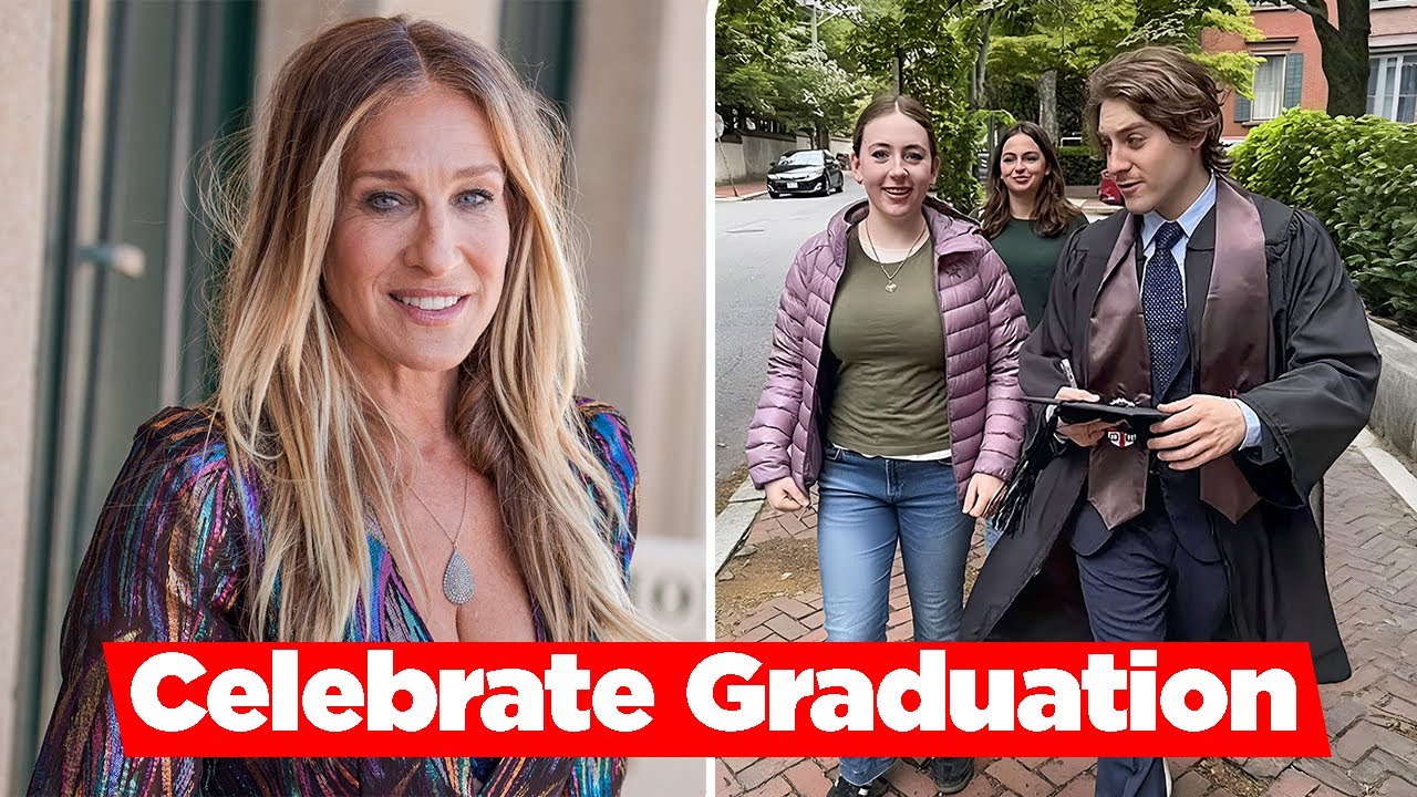 Sarah Jessica Parker’s Three Children Seen At The College Graduation
