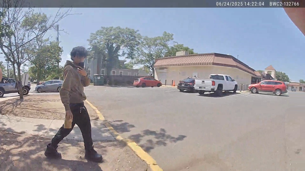 He Actually Thought He Was Gonna Get Away Until He Met The Ground 