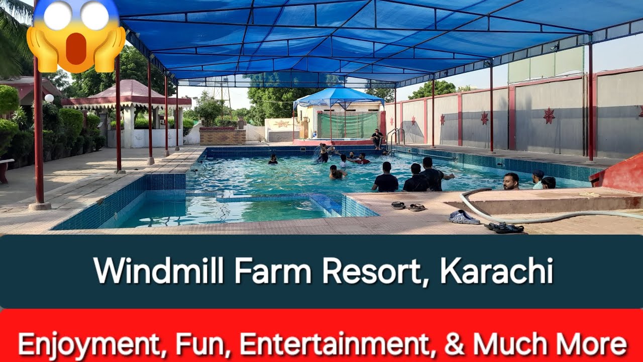 Windmill Farm Resort | Affordable farm | One of best farm in Karachi #farmhouse #bestfarmhouse