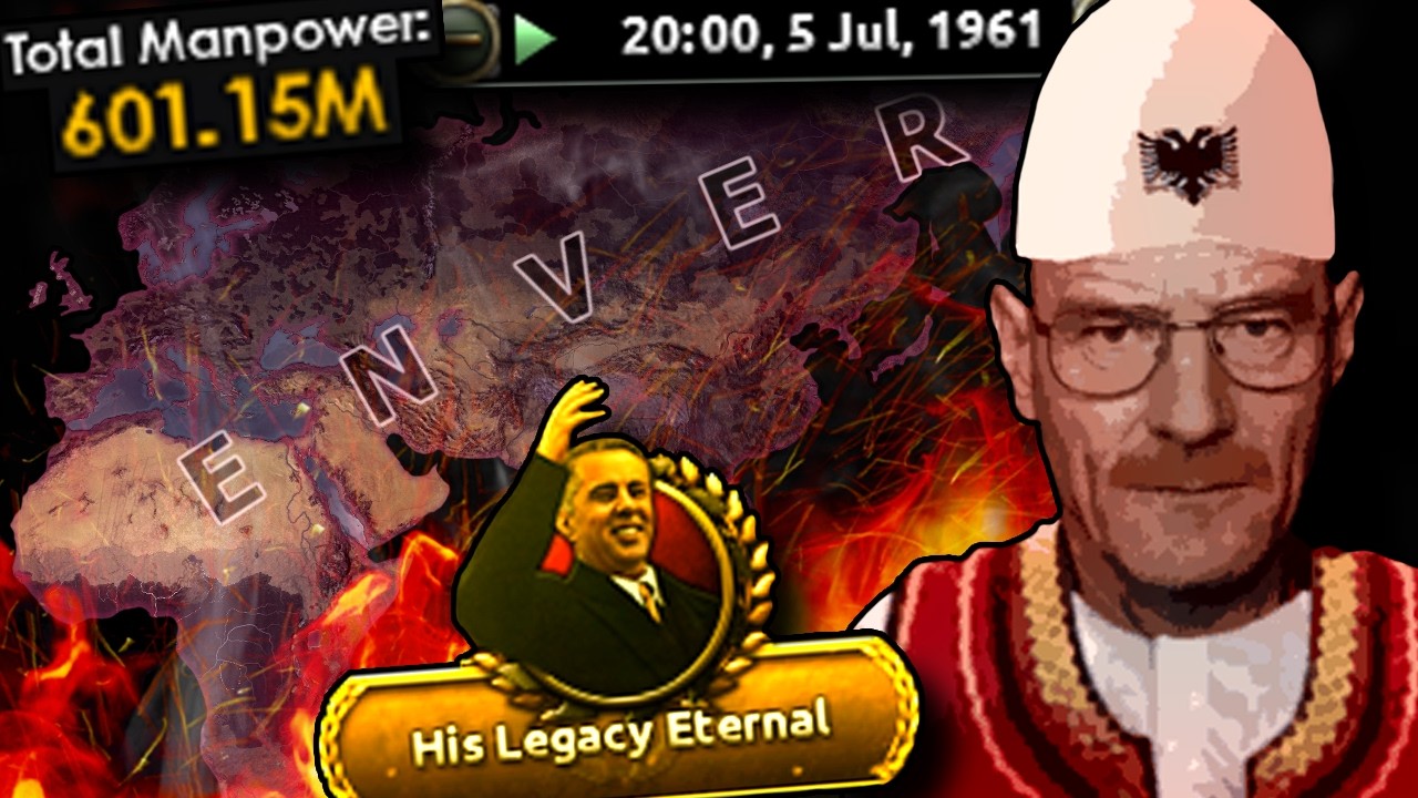 I CONQUERED THE WORLD AS ENVER ALBANIA IN KAISERREDUX!!!