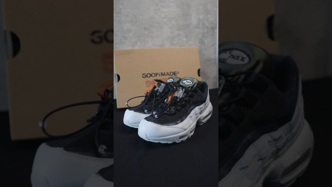 GOOPiMADE 專門打造的限定 Nike Air Max 95 定製鞋款 ⚡️#goopimade #nike #airmax95