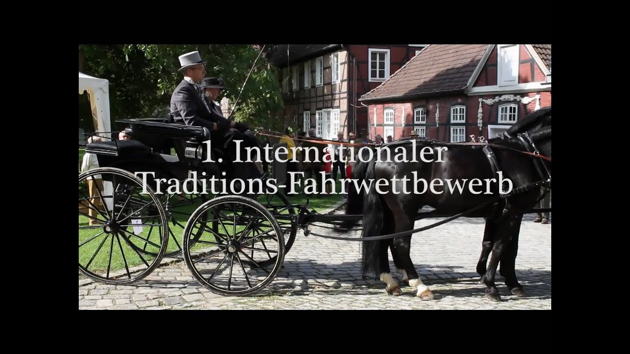 Erster Internationaler Traditions-Fahrwettbewerb am Schloss Rheda
