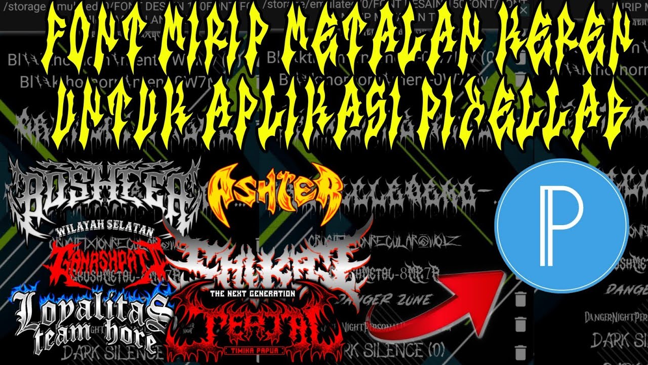 1000+ FONT PENCAK SILAT METALAN TERBARU 2025