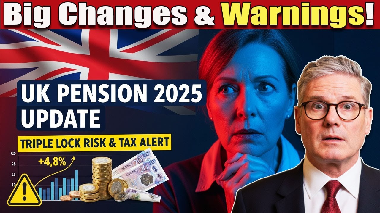 Pension Rise Confirmed 2025 | UK State Pension +4.8% | Triple Lock Crisis & Tax Blow Explained