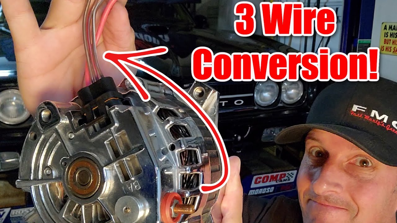 Changing my 1 Wire Alternator to a 3 Wire Alternator!  How and why?