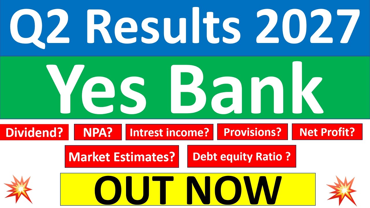 Yes Bank Q2 results 2027 | Yes Bank results today | Yes Bank Share News | Yes Bank Share latest news