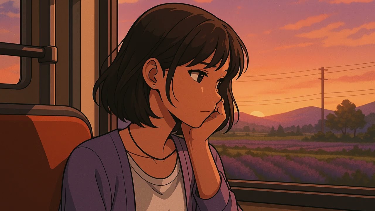 Lo-fi Lavender Thoughts in Transit