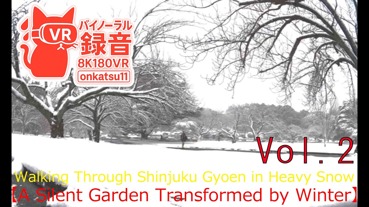 ❄️[Walking Through Shinjuku Gyoen in Heavy Snow—A Silent Garden Transformed by Winter] Chapter Two‼