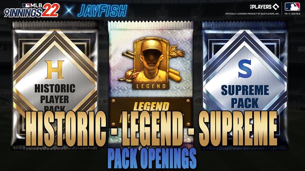 MLB 9 Innings | Historic - Legend - Supreme Pack Openings | Montage