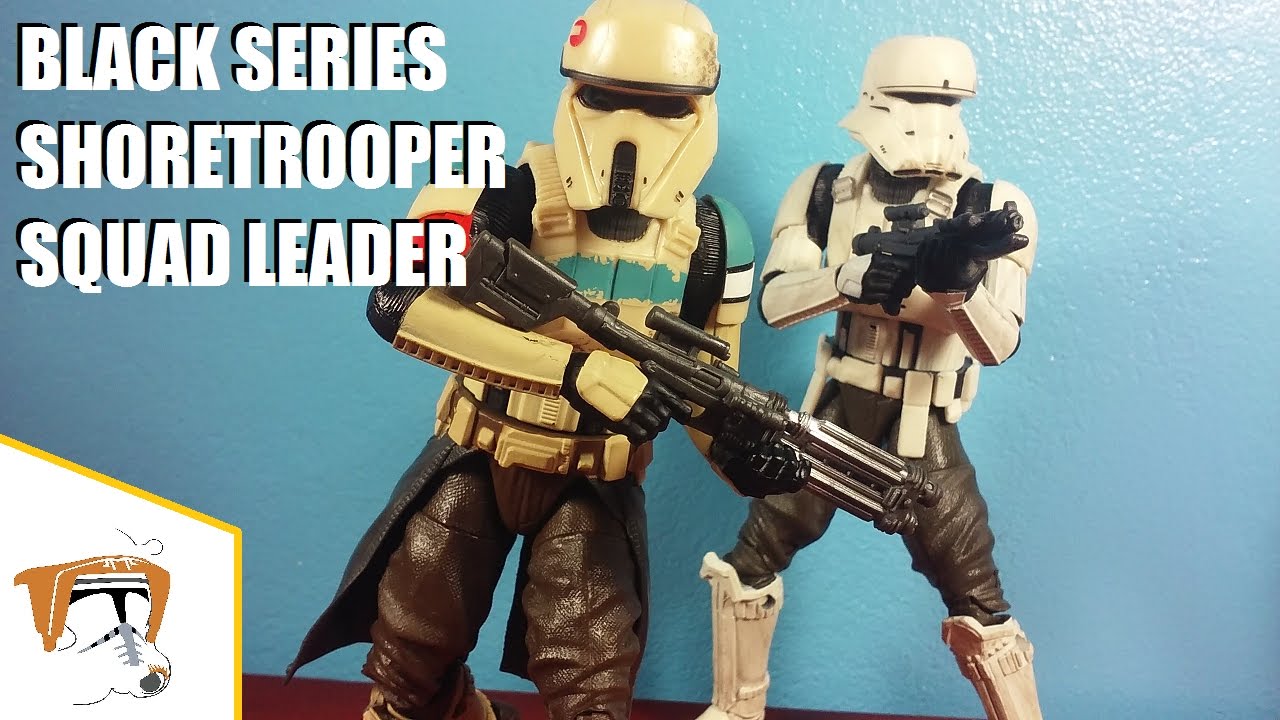 Scarif Stormtrooper Squad Leader (Shoretrooper): Black Series Rogue One