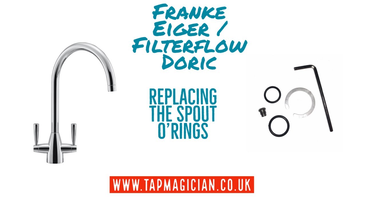 Franke Eiger | Filterflow Doric changing the spout O Rings washers  seals repair tap ​@tapmagician