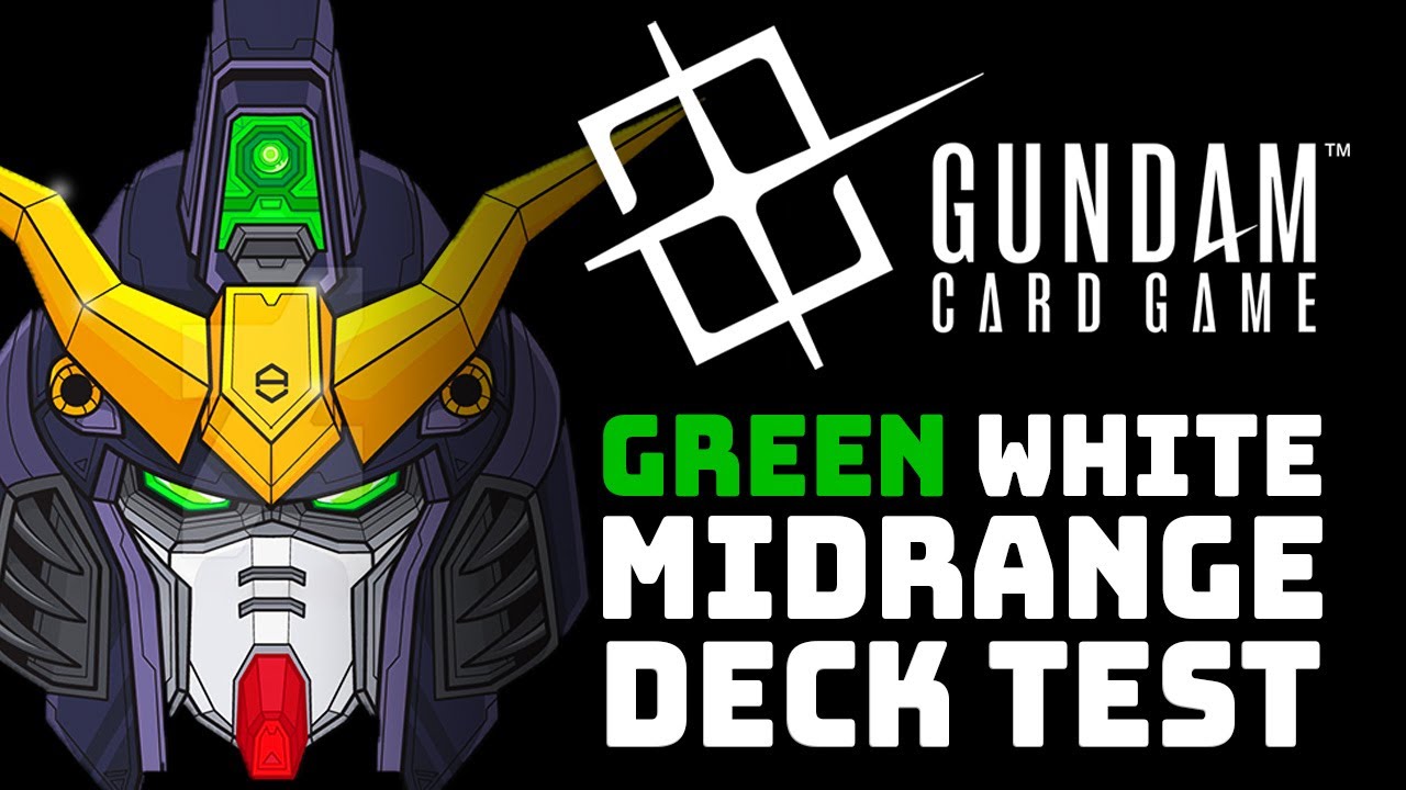 Gundam Card Game Green White Deck Testing