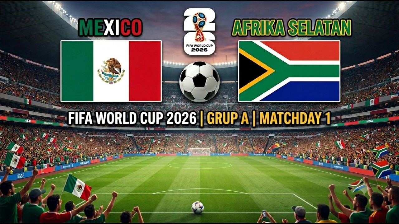 🔴 MEXICO VS SOUTH AFRICA | GROUP A MATCHDAY 1 FIFA WORLD CUP 2026 | LIVE SCORE
