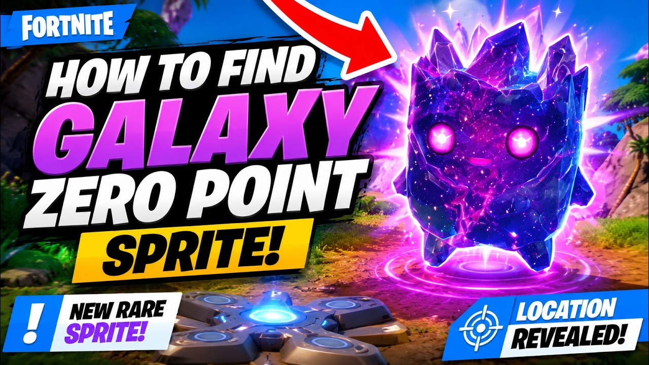 Как найти ГАЛАКТИЧЕСКИЙ СПРАЙТ НУЛЕВОЙ ТОЧКИ в Fortnite! (Как разблокировать Галактический спрайт...
