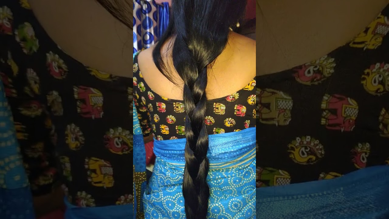 Loose hair braids for long hair Indian girl 💗@bonghairstyles8920