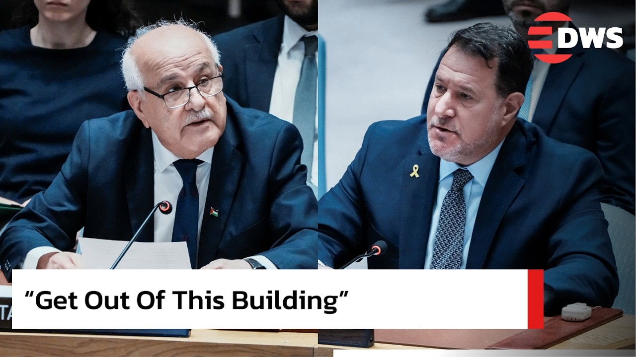 FULL SPEECHES: Israel & Palestinian Envoys Clash at UN Security Council Meeting Over Gaza | AC1G