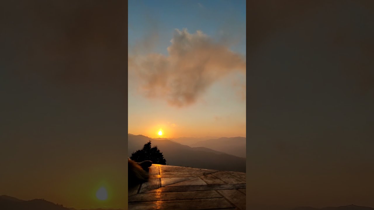 Most Incredible Sunset Timelapse #Mukteshwar