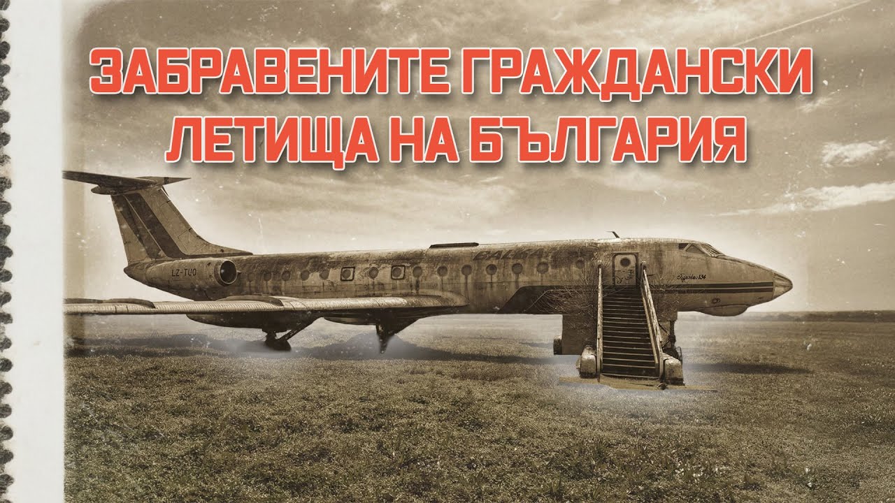 Забравените граждански летища на България, които никой не помни!
