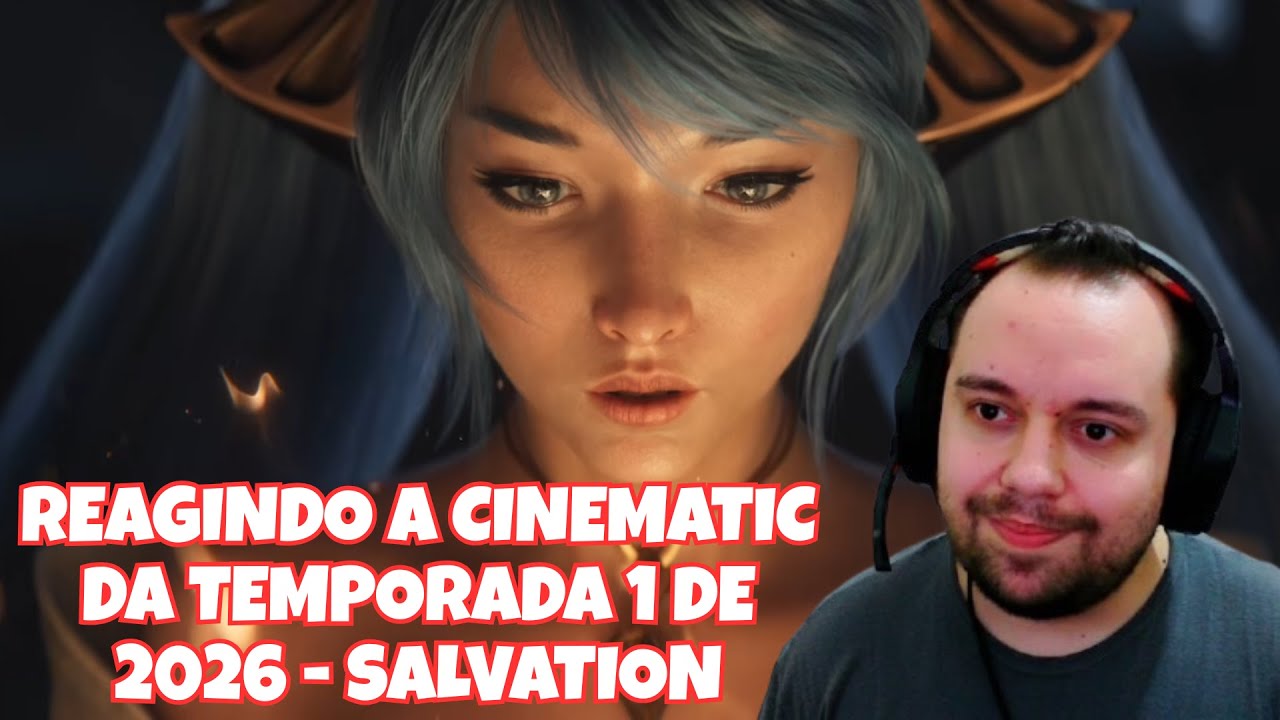 🤩 REAGINDO &Agrave; NOVA CINEMATIC DO LOL: SALVATION (TEMPORADA 2026) 🤩