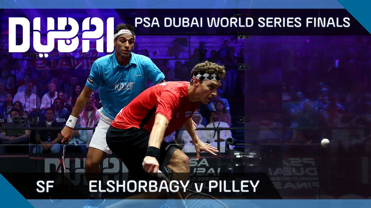 Squash: Elshorbagy v Pilley - PSA Dubai World Series Finals - Men's SF Highlights