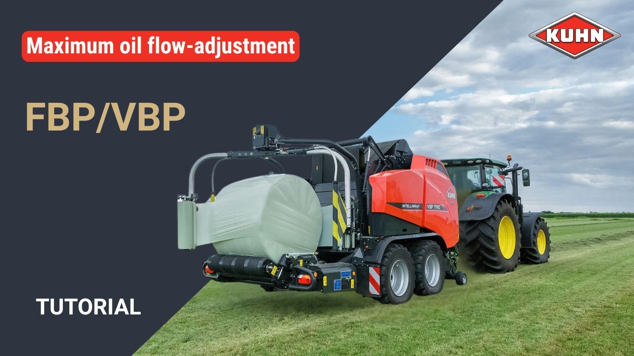 FBP & VBP - Maximum oil flow adjustment