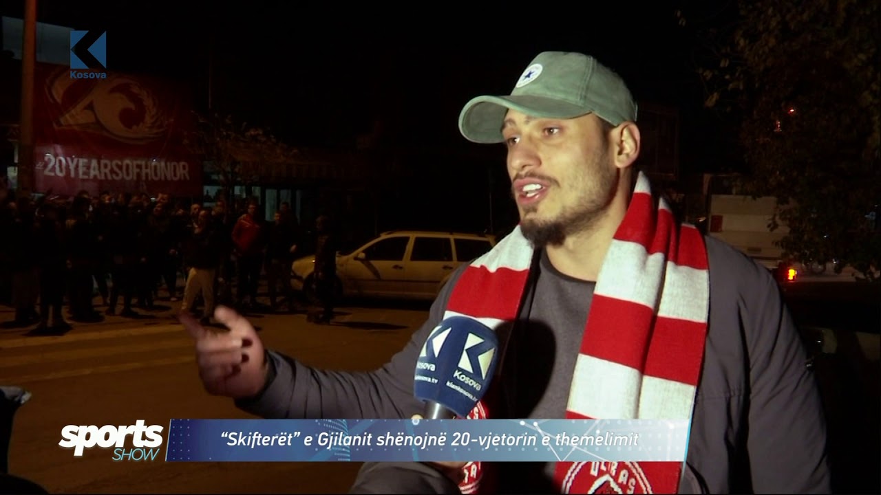 Tifozët e Gjilanit 'Skifterat' festojnë 20 vjetorin