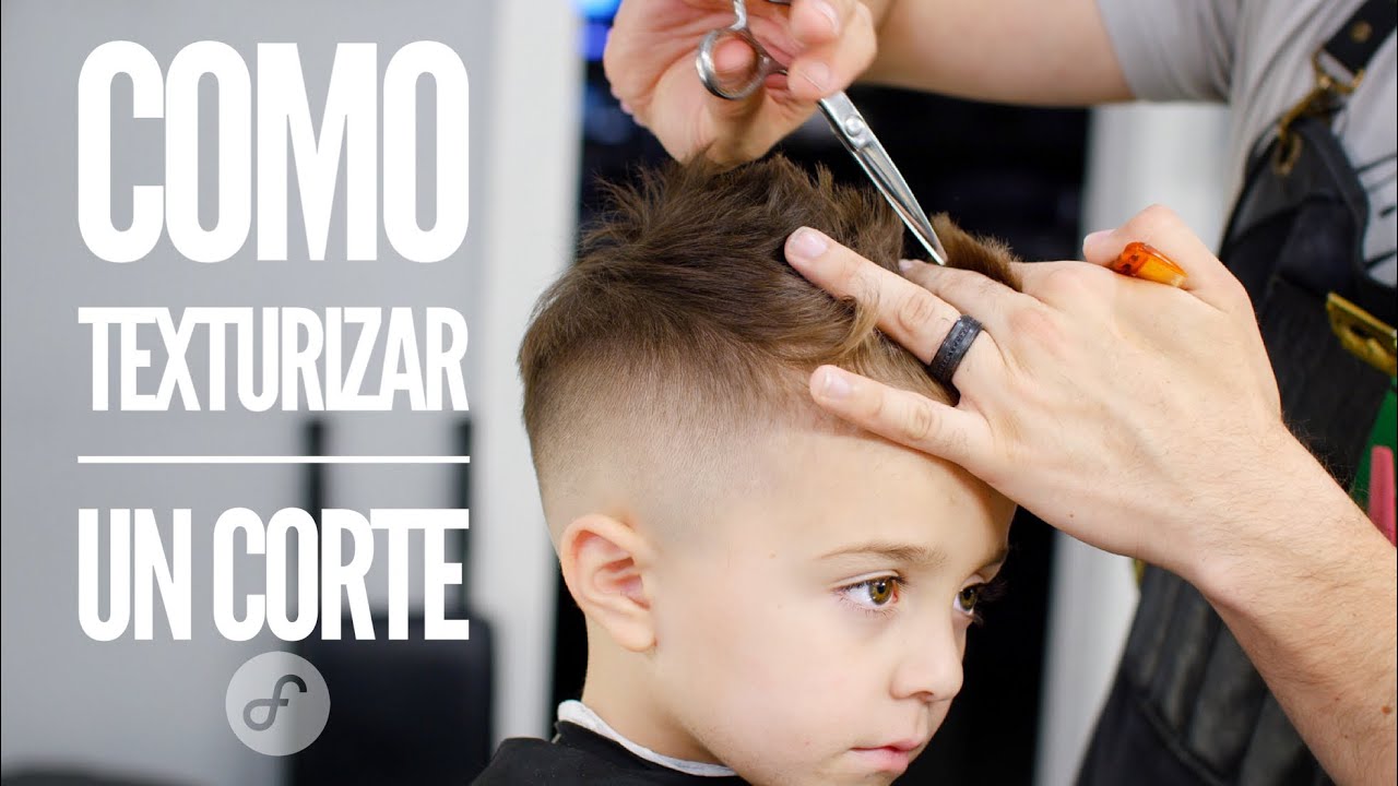 Como dar TEXTURA con Tijeras - TUTORIAL DE BARBERIA