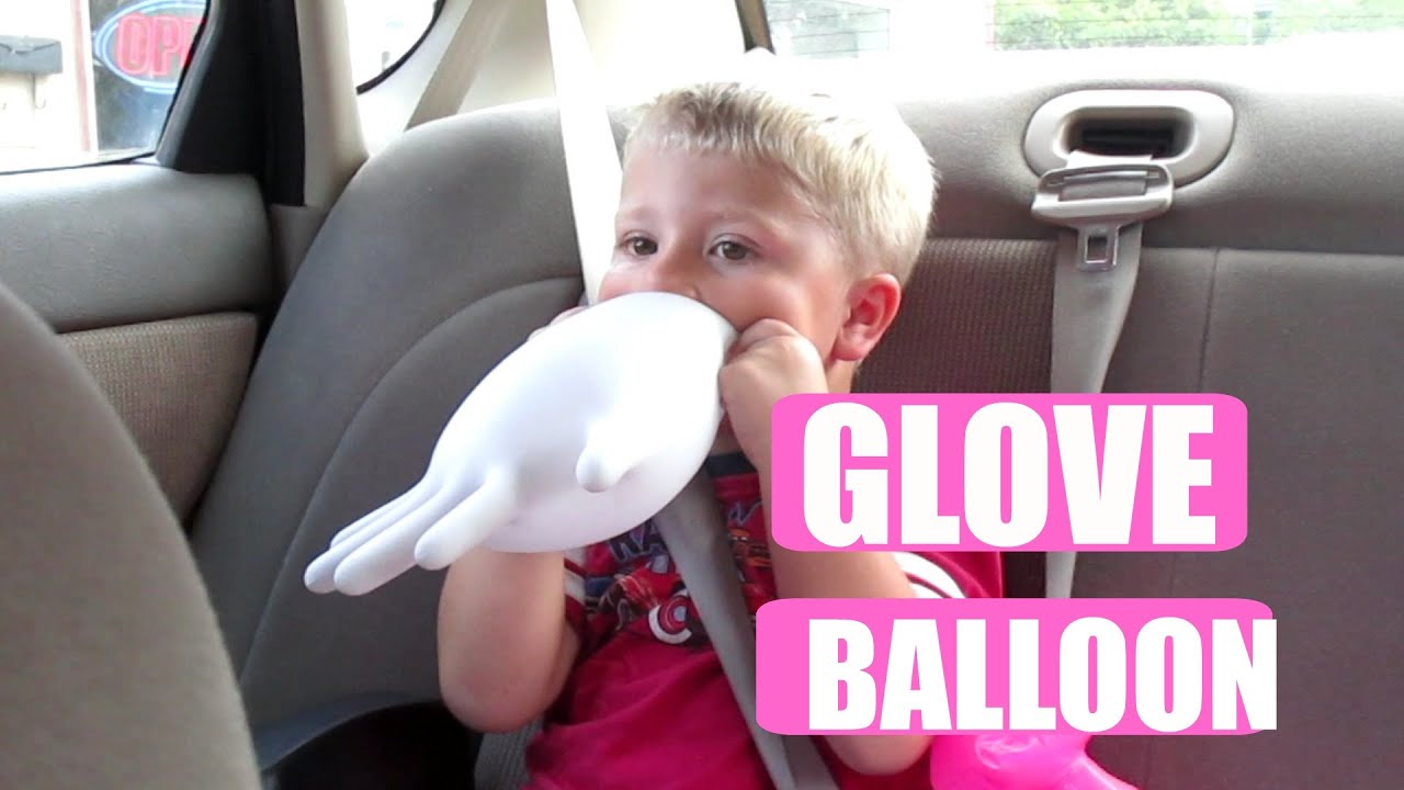 Child Blows Up Glove