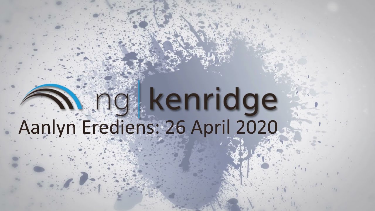NG Kenridge Erediens 26 Apr '20