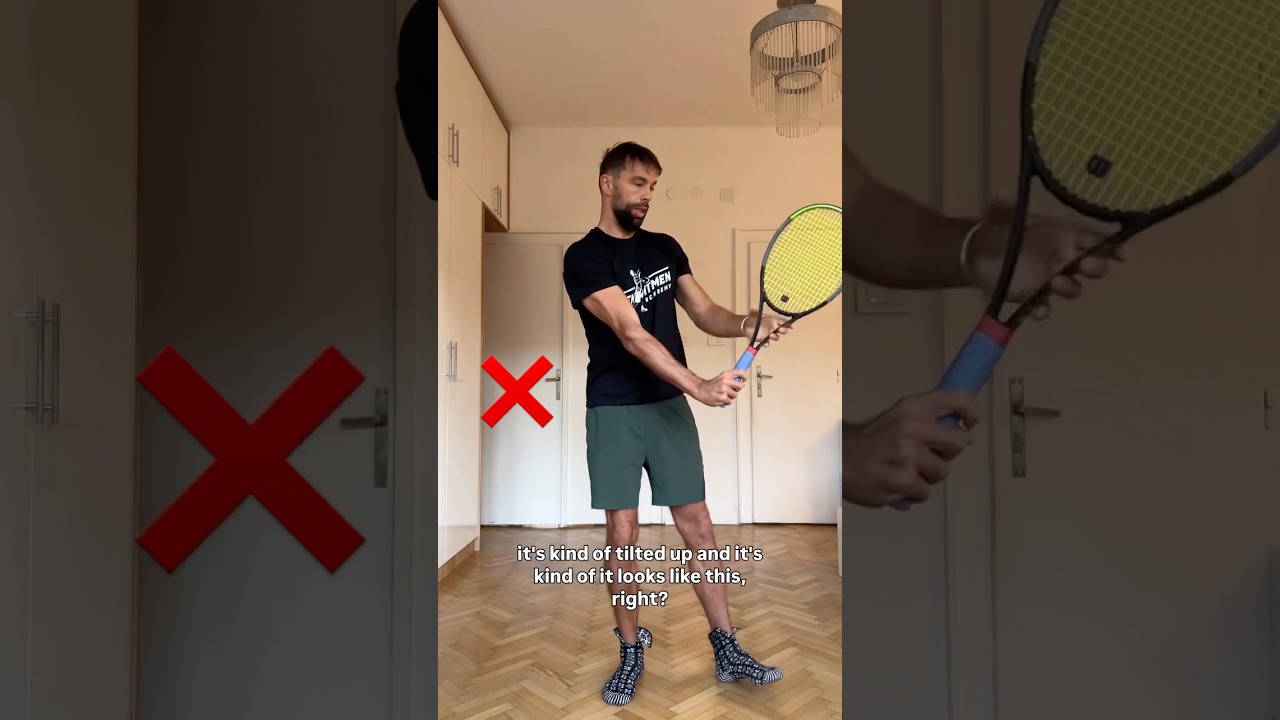 ПРАВИЛЬНАЯ ПОДАЧА - ИСПРАВЛЕНИЕ ПОЛОЖЕНИЯ ЗАПЯСТЬЯ! 👌 #tenfitmen #tennisserve #tennistips #tennis...