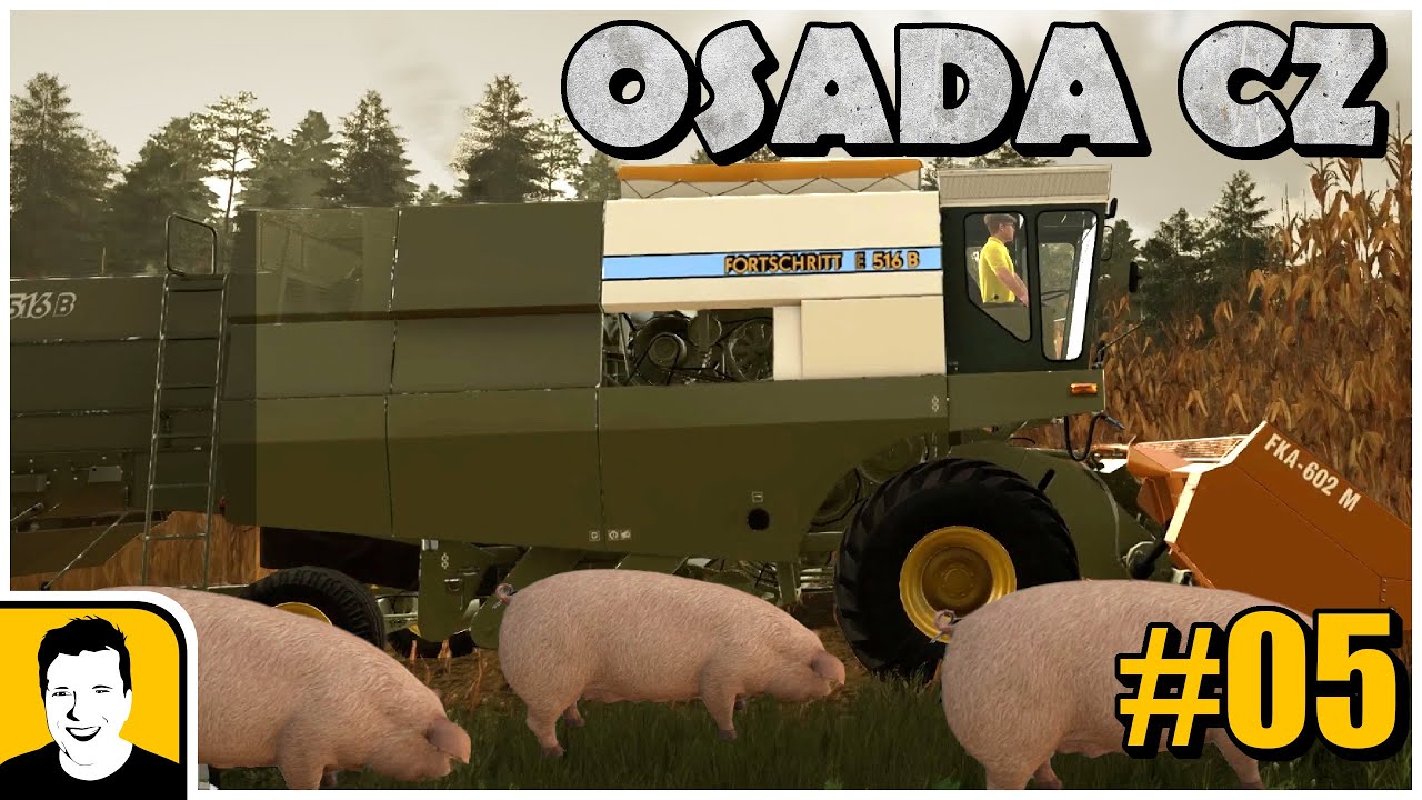 Podzimní sklizeň - trošku nakradu i pro moje prasátka - Farming Simulator 22 CZ #05