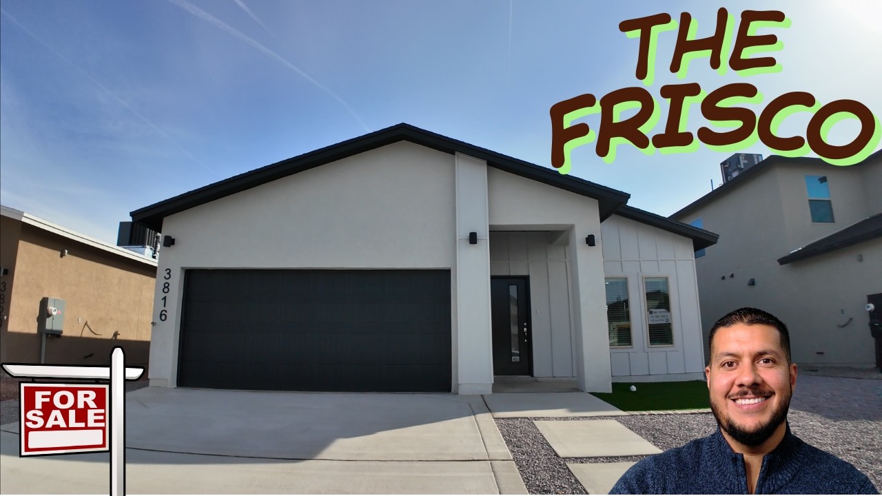 New Construction Home Tour in El Paso | FRISCO Floorplan by BIC Homes | 4 Bed 2 Bath Single Story