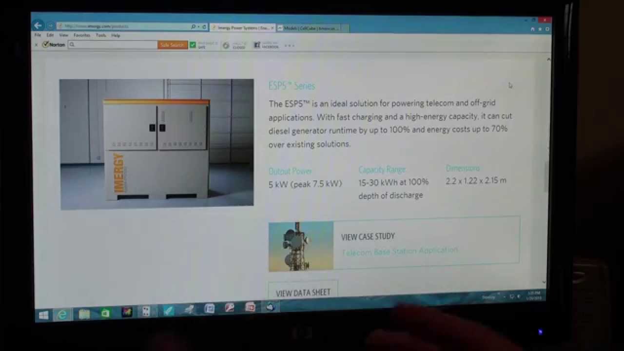Redox Flow Battery Available for Residential Off-Grid Applications, Vanadium