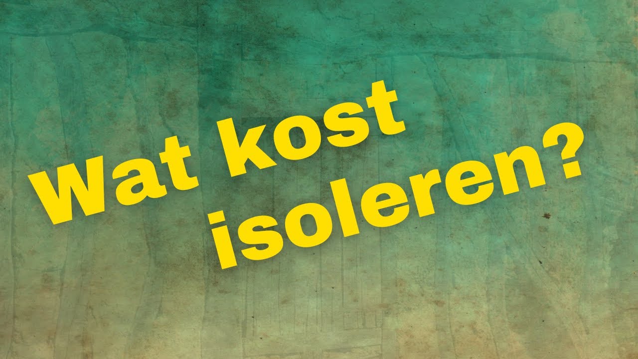 Verduurzamen van Je huis: zo schat je de kosten | Tutorial kostenkengetallen database RVO
