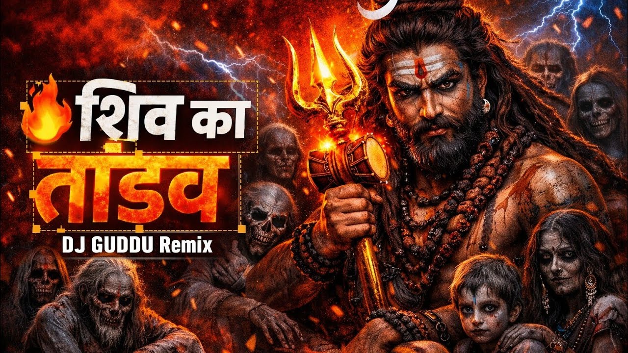 🔥 शिव का तांडव 🔱 | DJ GUDDU Remix | Mahadev Rap 2026 | Har Har Mahadev #shivbhakti #shivbhajan 