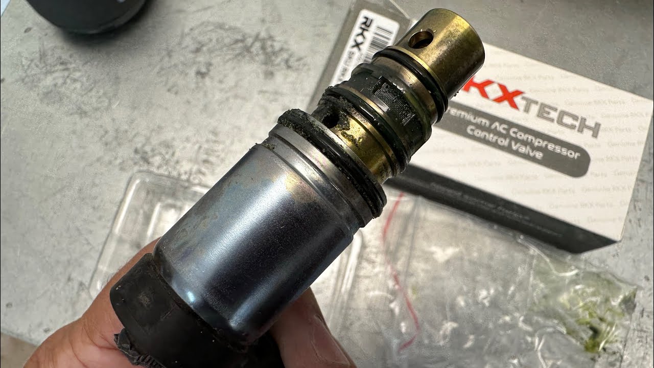 *VACUUM FREON FIRST* REPLACING AC COMPRESSOR PRESSURE CONTROL VALVE- AC trouble PART 2 and FINAL