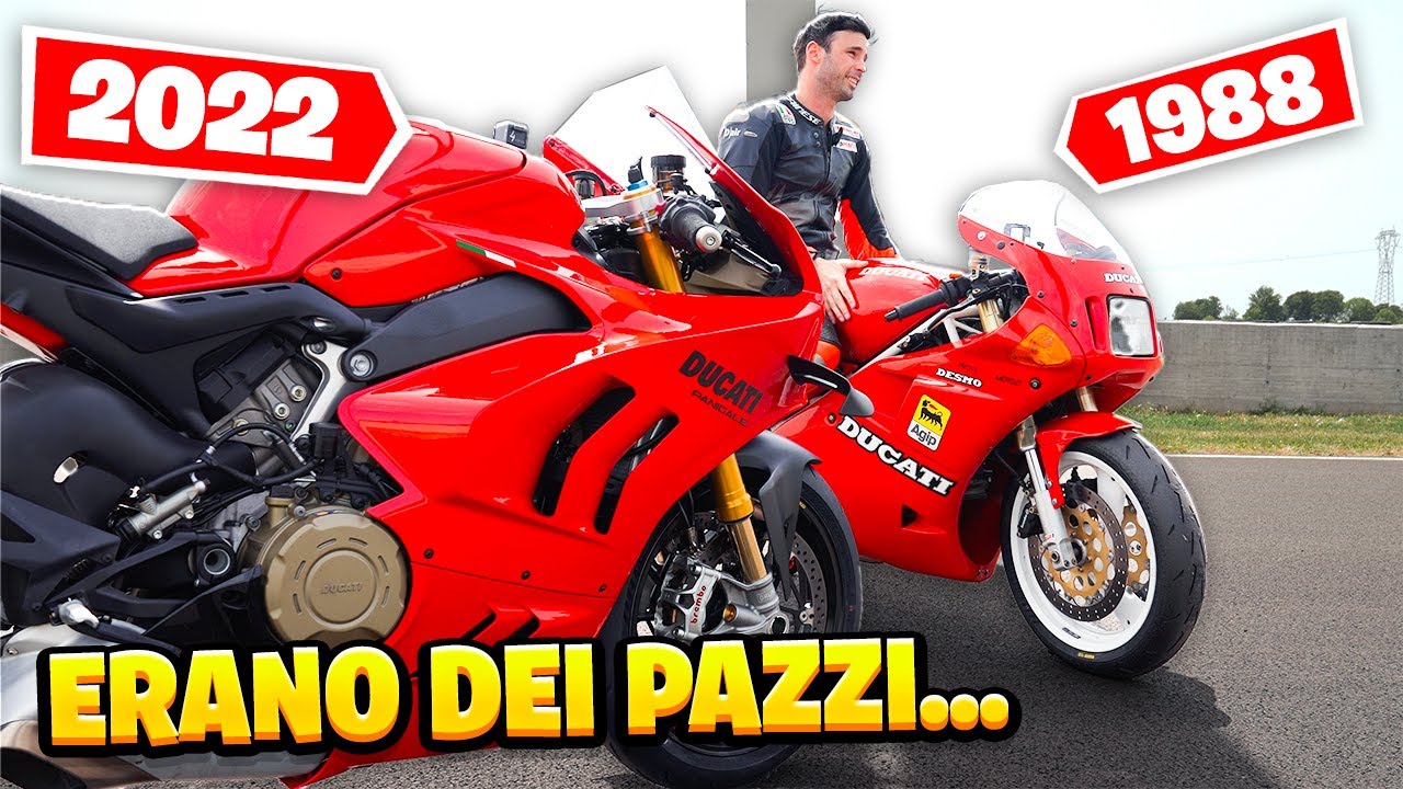 Erano delle BARE su 2 RUOTE!😰 851 SBK VS V4S 1100