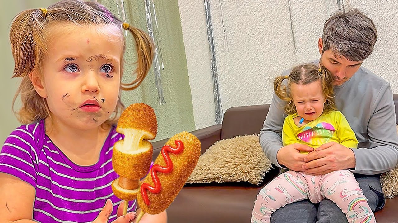 Loris se SIMTE RĂU are FEBRĂ Mare😢/ Facem CORN DOGS🔥