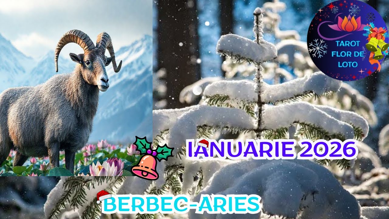BERBEC♈IANUARIE 2026❄️INCEPUT FURTUNOS DAR SFARSITUL PROMITATOR☃️✨