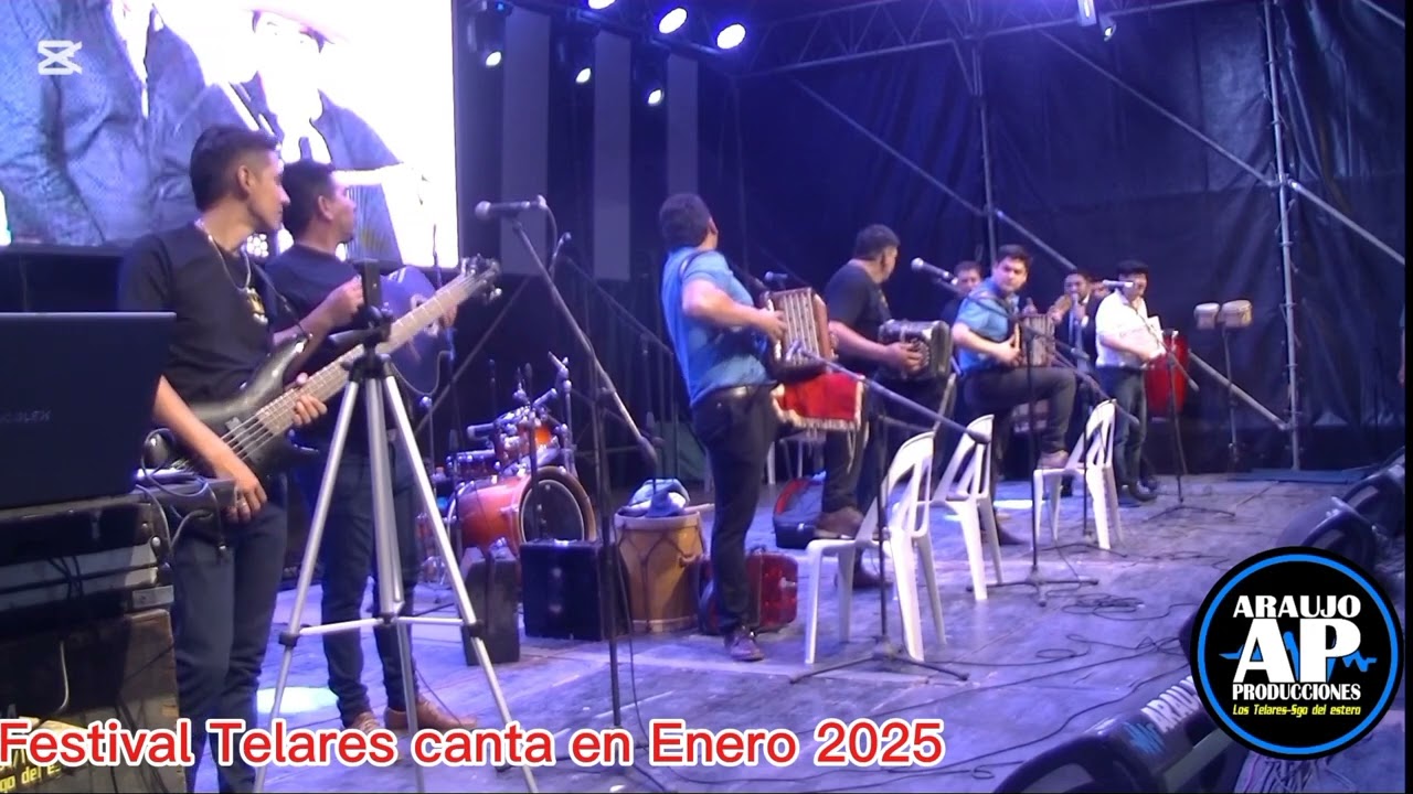 La banda del Rey Santiagueño Pastor Luna, Festival Telares canta en Enero 2025